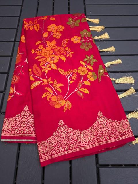 Dazira Pure Banarasi Khadi Crepe vol 4 catalog banarasi sarees wholesale