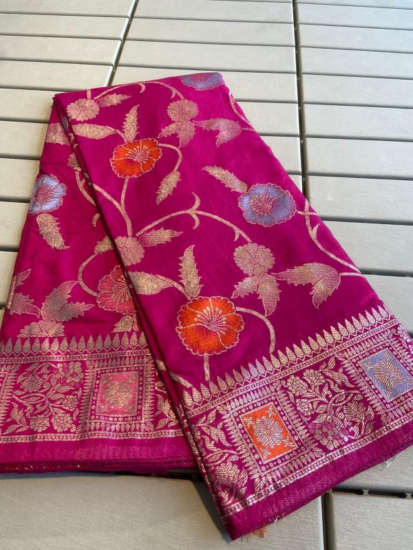 Dazira Pure Soft Russian Silk vol 7 catalog biggest wholesale saree market in mumbai