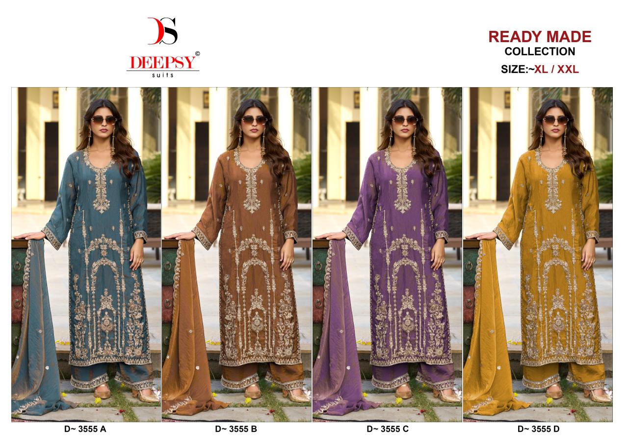 Deepsy 3555 catalog wholesale pakistani suits materials