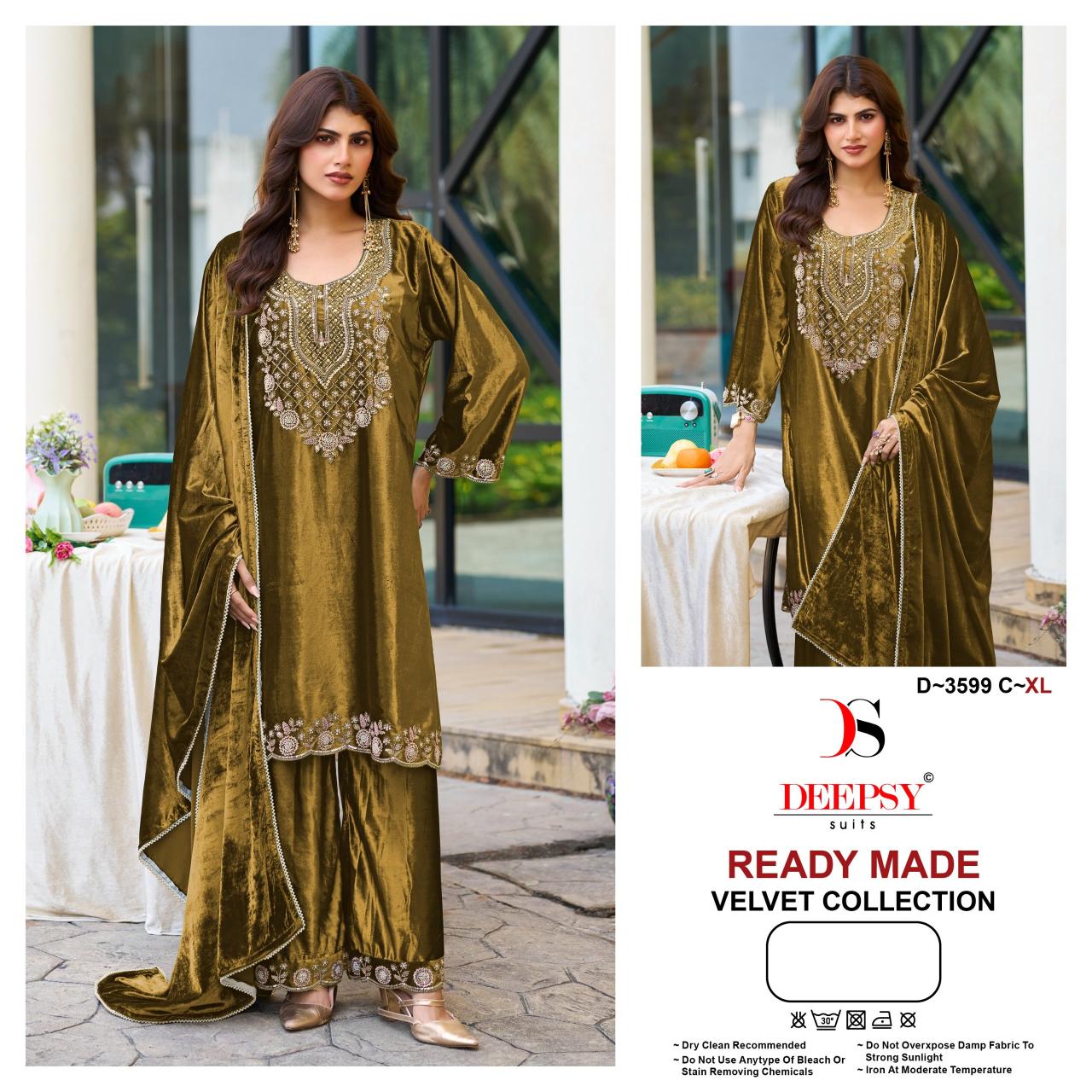 Deepsy 3599 catalog designer pakistani suits wholesale