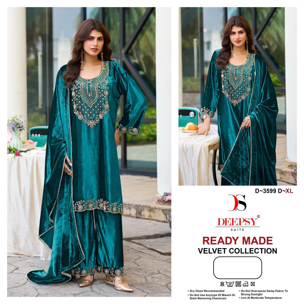 Deepsy 3599 catalog designer pakistani suits wholesale