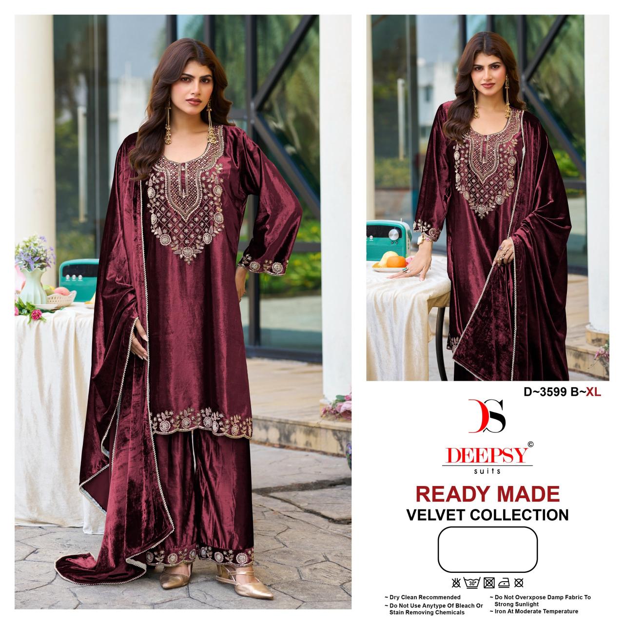 Deepsy 3599 catalog designer pakistani suits wholesale