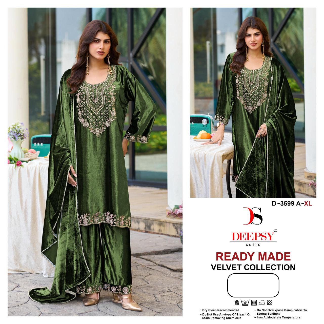 Deepsy 3599 catalog designer pakistani suits wholesale