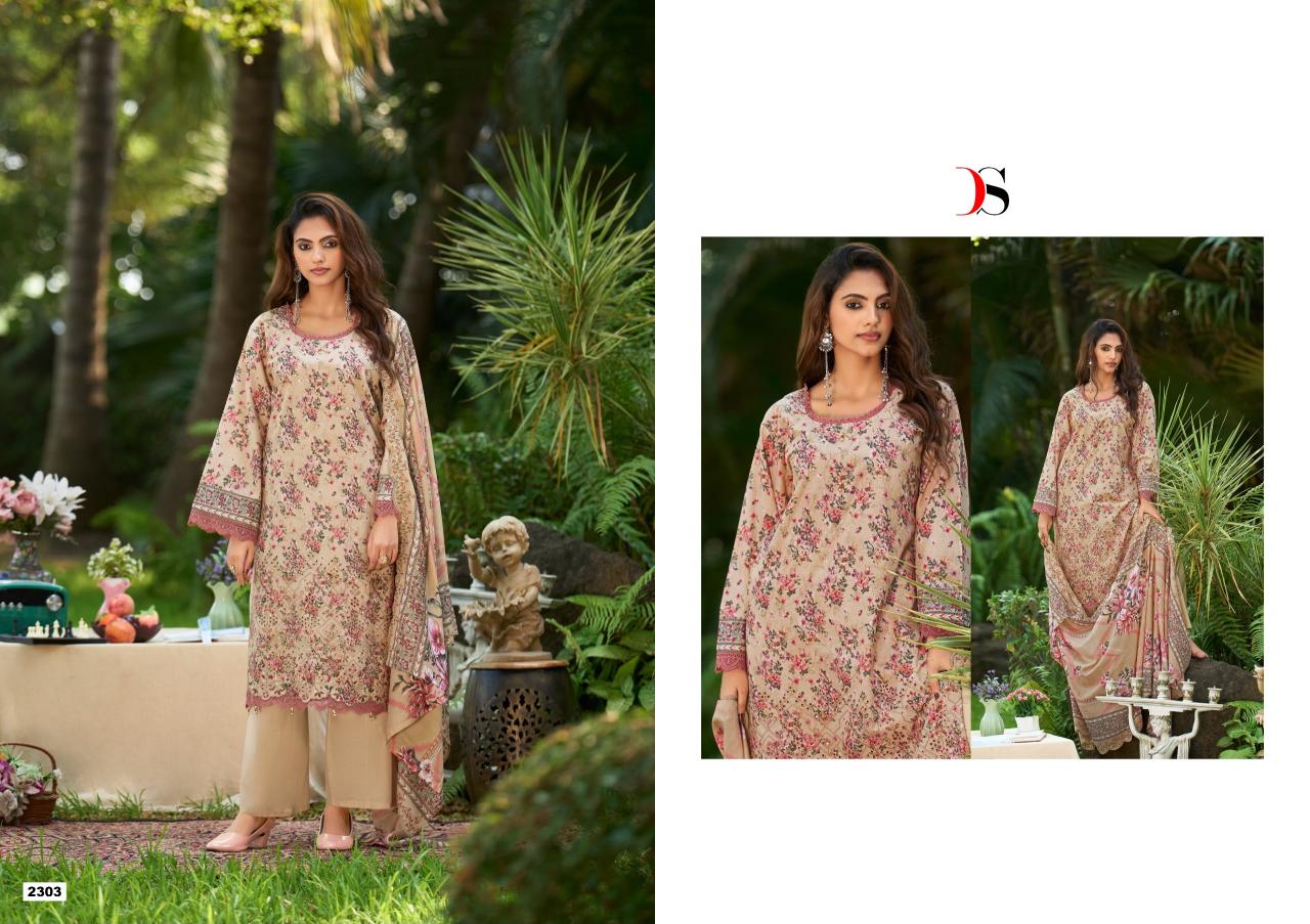 Deepsy Bin Saeed vol 23 catalog cotton dupatta pakistani brand salwar suit wholesaler