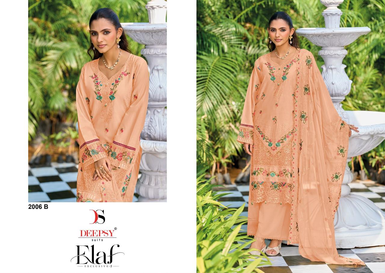 Deepsy Elaf Exclusive vol 2 D 2000 catalog wholesale pakistani suits in hyderabad