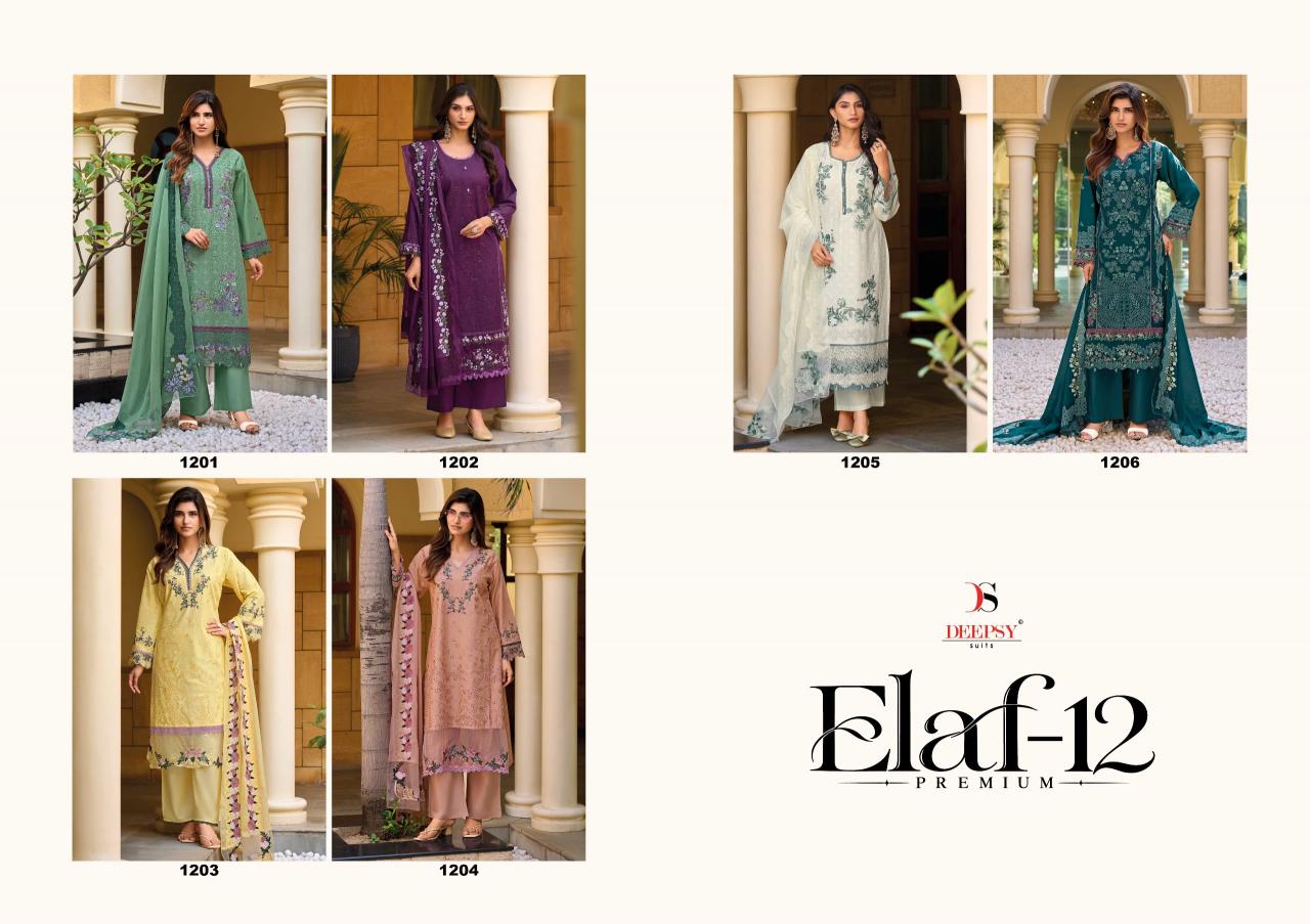 Deepsy Elaf Premium vol 12 catalog pakistani suits wholesale in delhi