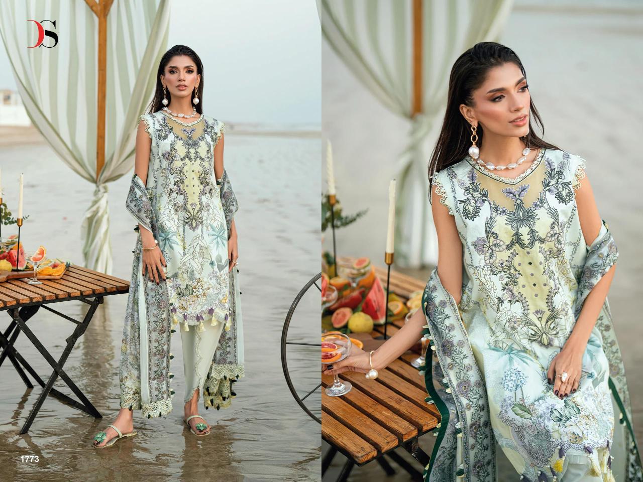 Deepsy Jade Needle Wonder 25 Vol 5 Cotton Dupatta catalog pakistani suits wholesale market in delhi