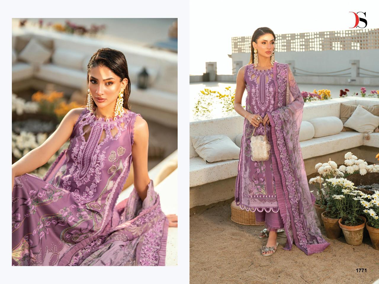 Deepsy Jade Needle Wonder 25 Vol 5 Cotton Dupatta catalog pakistani suits wholesale market in delhi