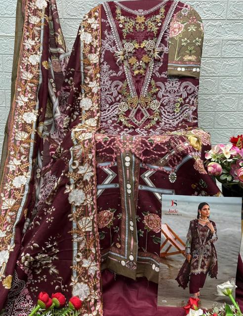 Deepsy Jade Needle Wonder 25 Vol 5 Cotton Dupatta catalog pakistani suits wholesale market in delhi