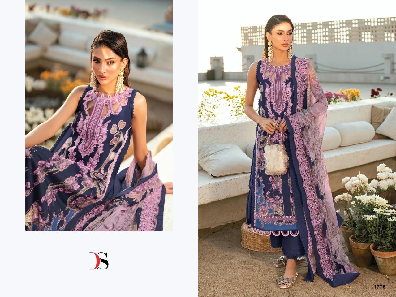 Deepsy Jade Needle Wonder 25 Vol 5 Cotton Dupatta catalog pakistani suits wholesale market in delhi