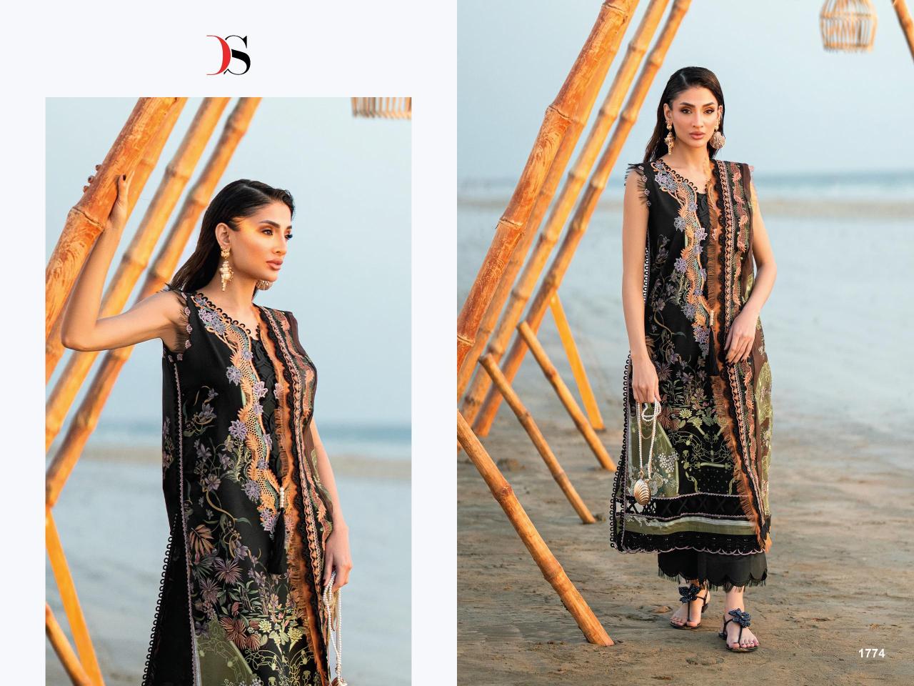 Deepsy Jade Needle Wonder 25 Vol 5 Cotton Dupatta catalog pakistani suits wholesale market in delhi
