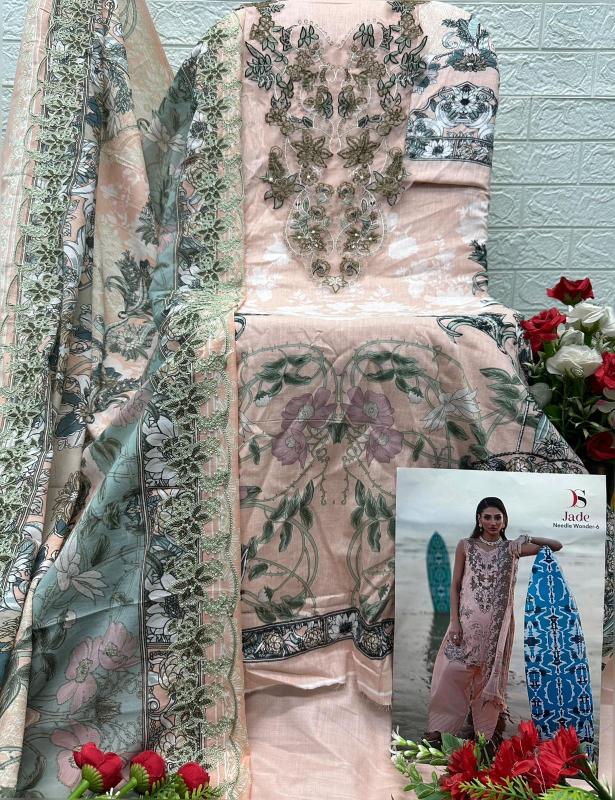 Deepsy Jade Needle Wonder 25 Vol 6 Chiffon Dupatta catalog keywords for searching pakistani suits wholesale india
