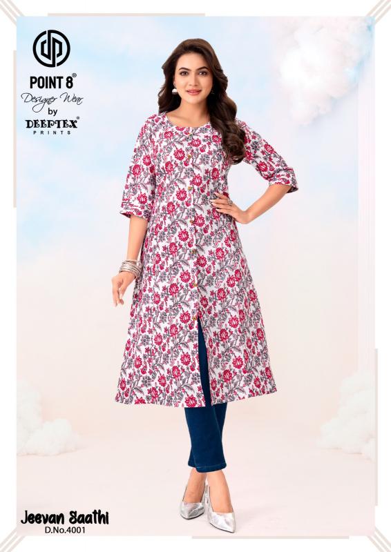 Deeptex Jeevan Sathi Vol-4 – A-Line Kurtis - Wholesale Catalog