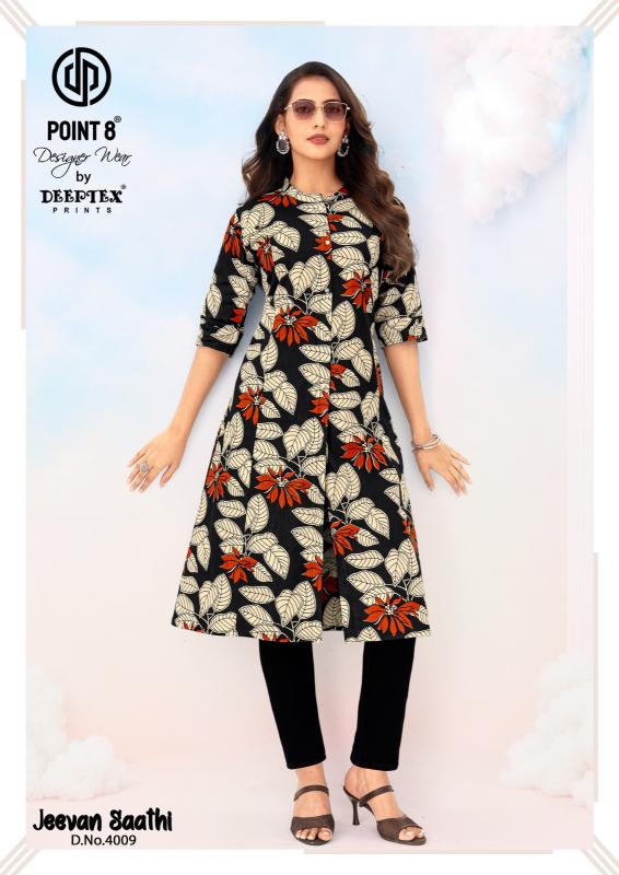 Deeptex Jeevan Sathi Vol-4 – A-Line Kurtis - Wholesale Catalog