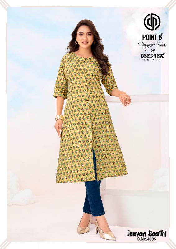 Deeptex Jeevan Sathi Vol-4 – A-Line Kurtis - Wholesale Catalog