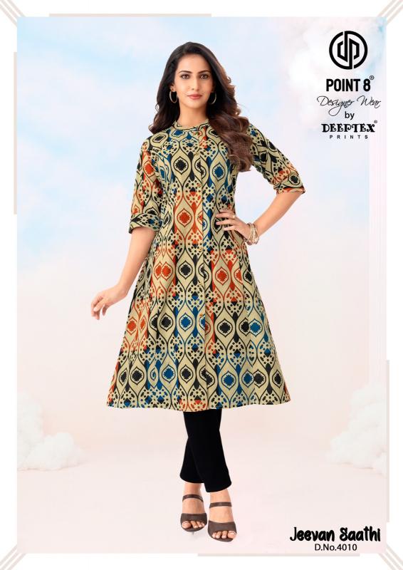 Deeptex Jeevan Sathi Vol-4 – A-Line Kurtis - Wholesale Catalog