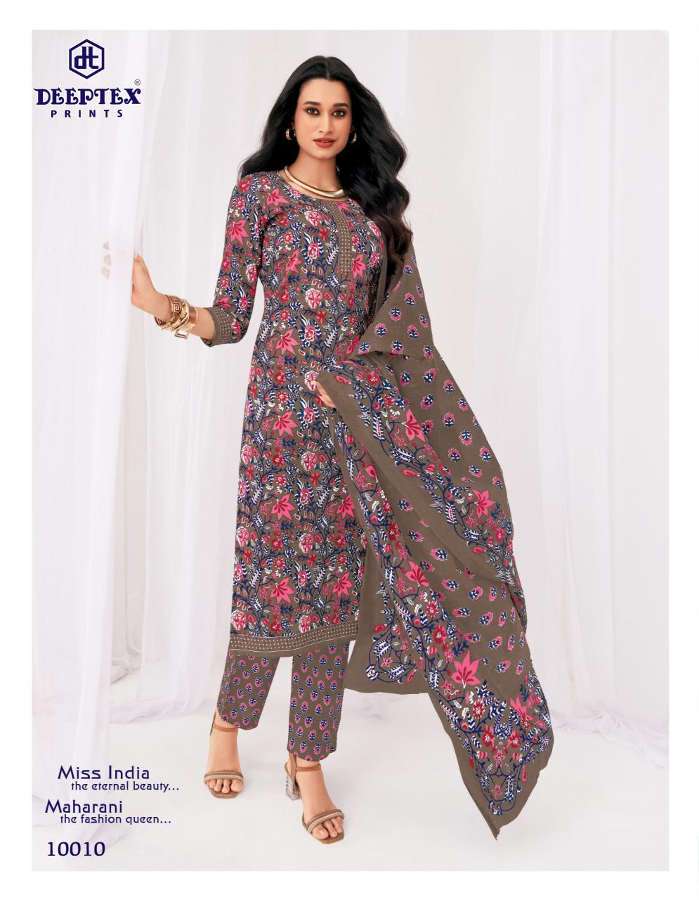 Deeptex Miss India Vol 100 – Dress Material Wholesale Catalog