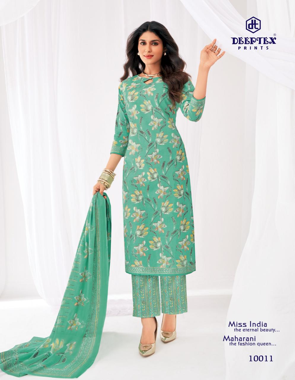Deeptex Miss India Vol 100 – Dress Material Wholesale Catalog