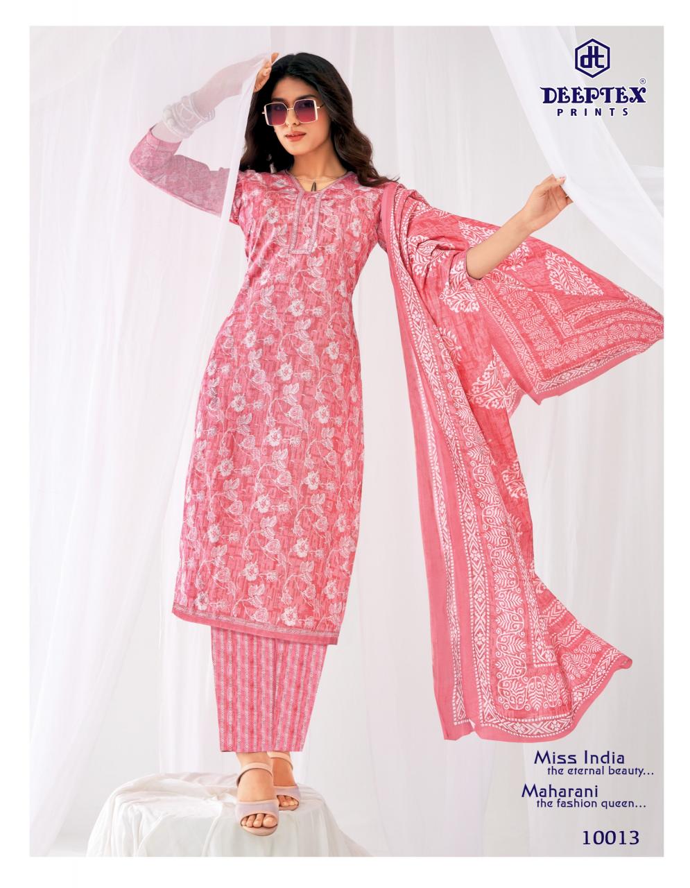 Deeptex Miss India Vol 100 – Dress Material Wholesale Catalog