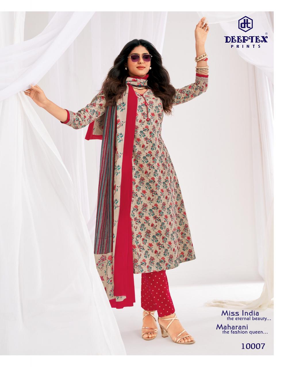 Deeptex Miss India Vol 100 – Dress Material Wholesale Catalog