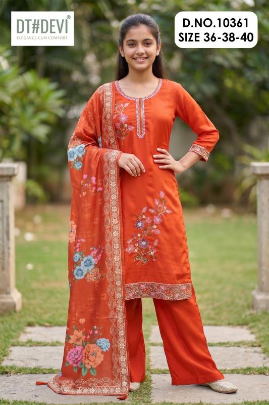 Dt Devi Jharna vol 4 10361 catalog kids ethnic wear wholesale
