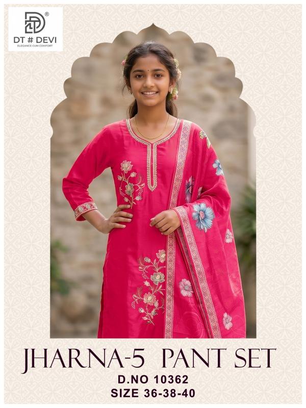 Dt Devi Jharna vol 5 10362 catalog kids party wear wholesale