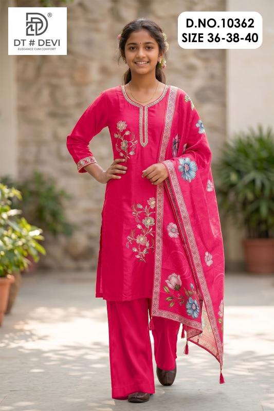 Dt Devi Jharna vol 5 10362 catalog kids party wear wholesale