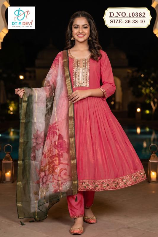 Dt Devi Riwetaa 10382 catalog Kids Wear Catalogue with Price