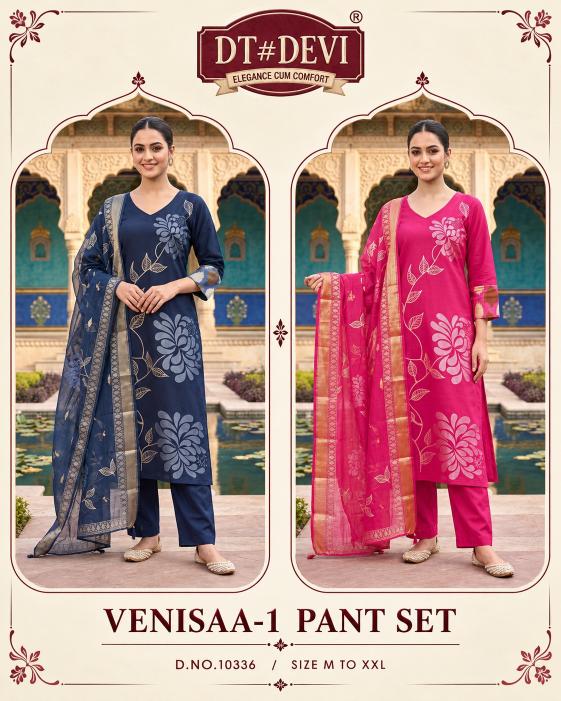 Dt Devi Venisaa vol 1 10336 catalog zf kurtis wholesaler
