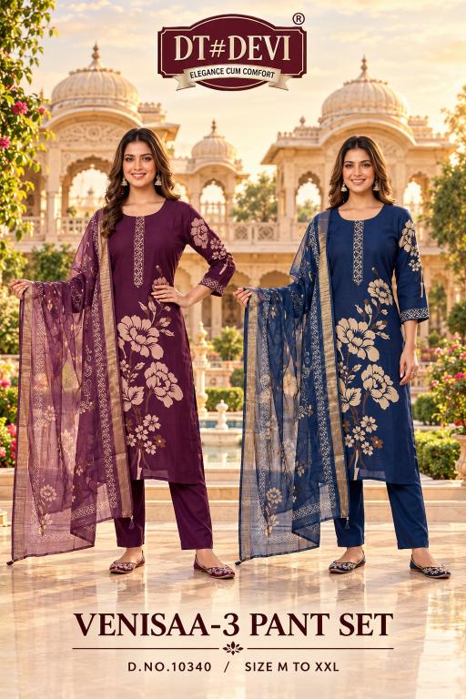 Dt Devi Venisaa vol 3 10340 catalog wholesale womens kurtis in india