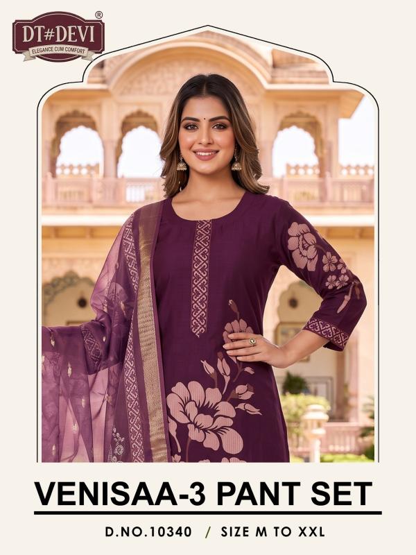 Dt Devi Venisaa vol 3 10340 catalog wholesale womens kurtis in india