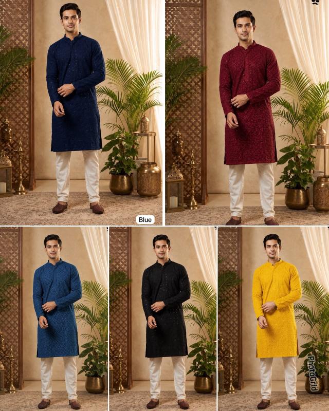 Felocirt Manyavar Chikankari 2.0 catalog Mens garments bulk order