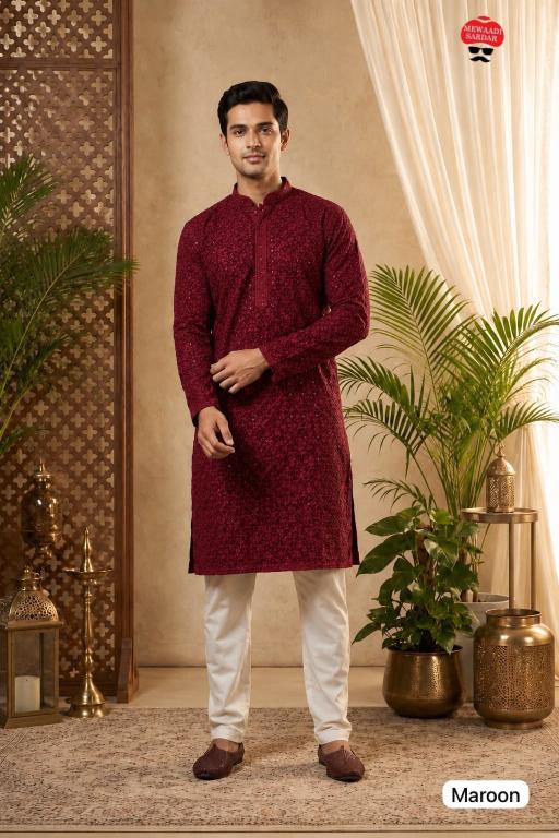 Felocirt Manyavar Chikankari 2.0 catalog Mens garments bulk order