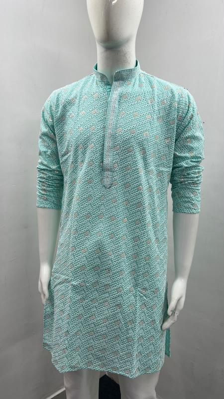 Felocirt Manyavar Chikankari catalog ready mens kurti set wholesale