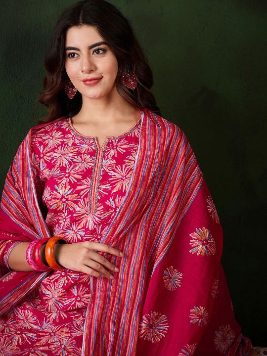 Felocity Cotton Printed vol 25 catalog wholesale kalamkari kurti fabrics material in coimbatore