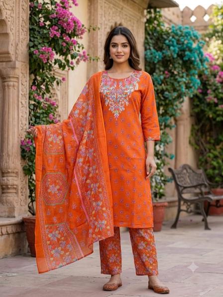 Felocity Cotton vol 799 catalog yoke model kalmakari kurti wholesale