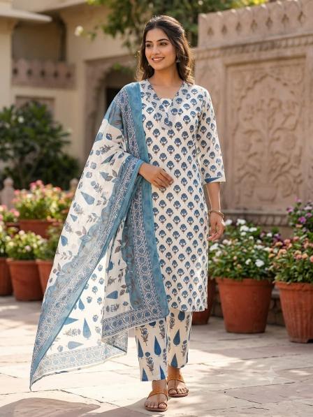 Felocity Cotton vol 799 catalog yoke model kalmakari kurti wholesale