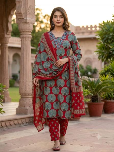 Felocity Cotton vol 799 catalog yoke model kalmakari kurti wholesale