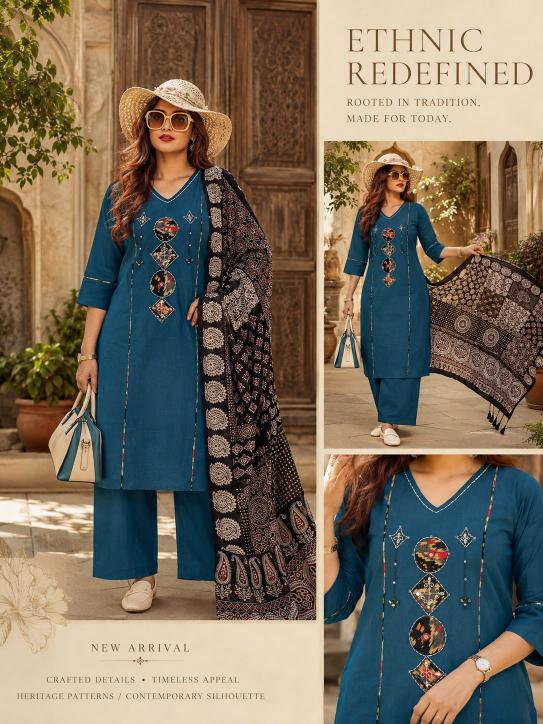 Felocity Daboo Cotton vol 3 catalog ready kurti set wholesale