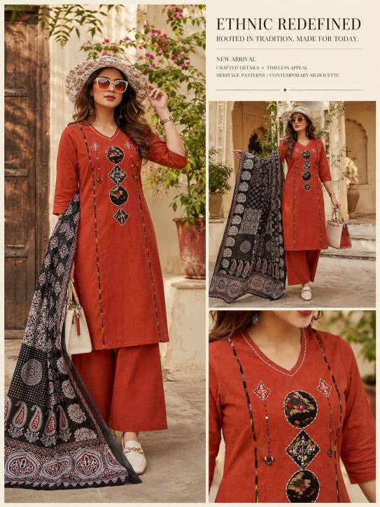 Felocity Daboo Cotton vol 3 catalog ready kurti set wholesale
