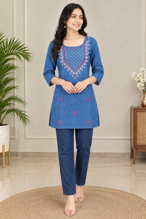 Felocity Denim vol 7 catalog denim kurti wholesale online