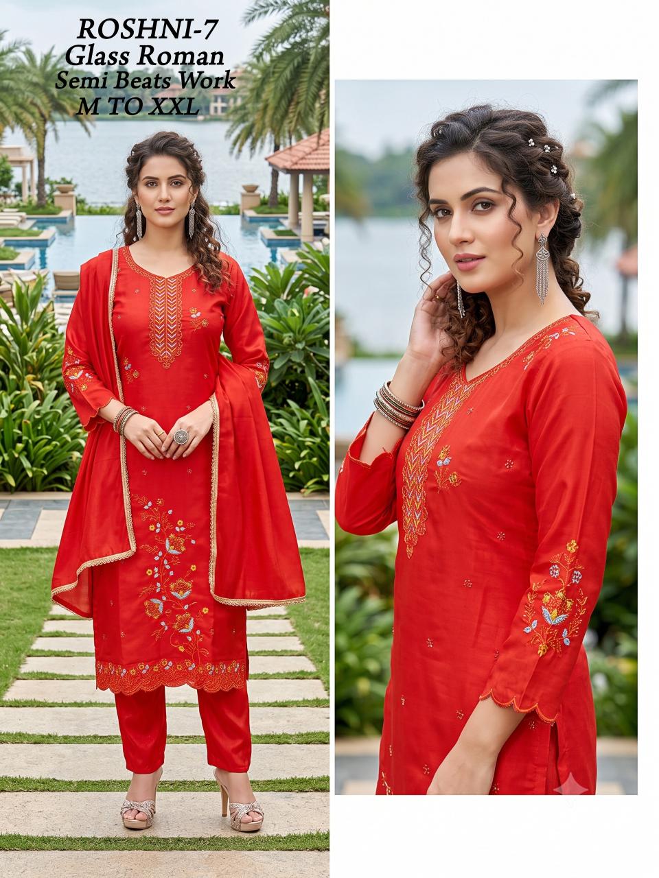 Felocity Glass roman vol 7 catalog wholesale kurti dealers in mumbai