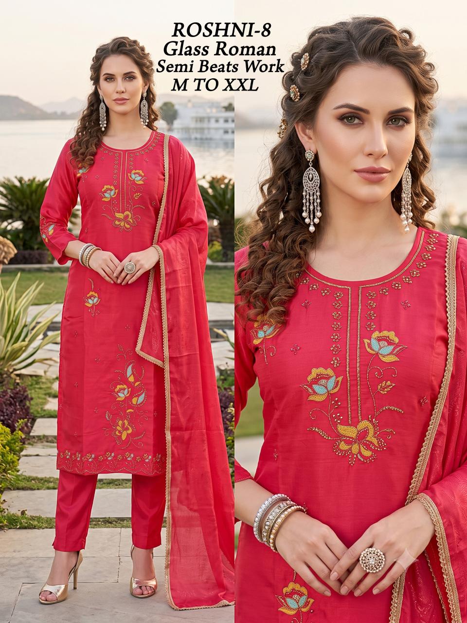 Felocity Glass roman vol 9 catalog wholesale kurti manufacturers in chennai
