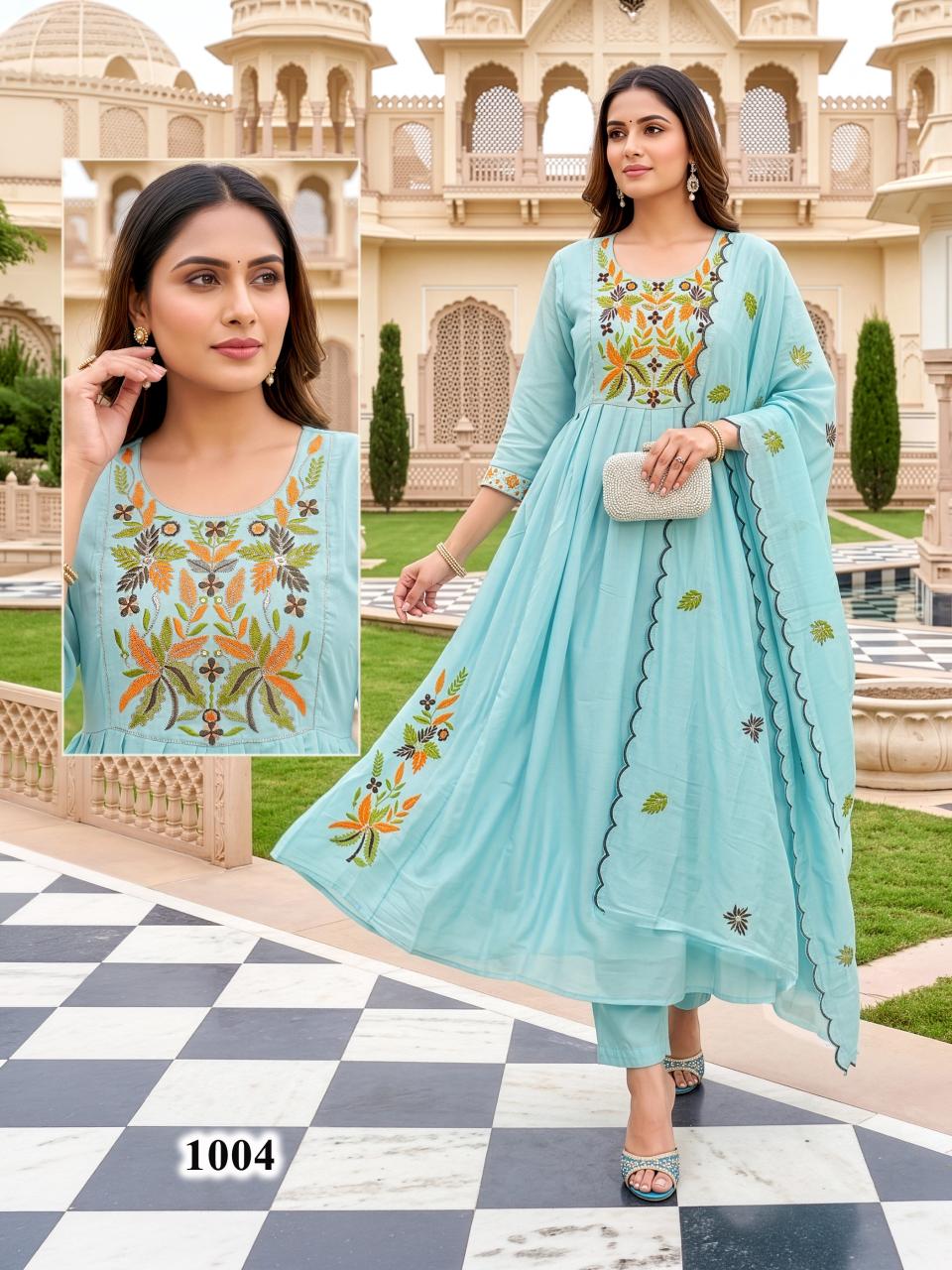 Felocity Kalki vol 2 catalog chanderi kurtis wholesale
