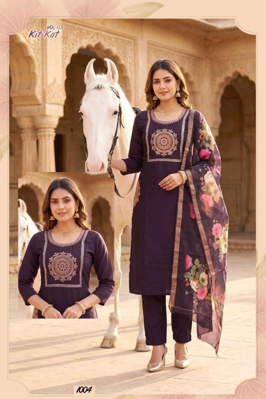 Felocity Kit Kat vol 3 catalog sabhyata kurtis wholesale online