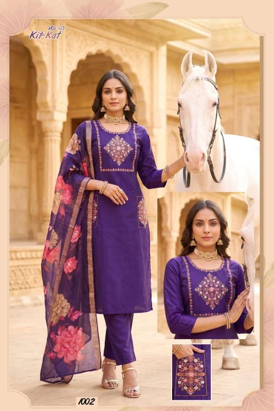 Felocity Kit Kat vol 3 catalog sabhyata kurtis wholesale online