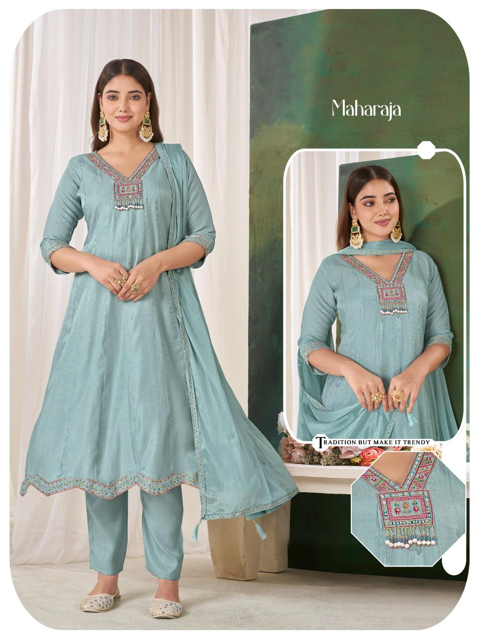 Felocity maharaja catalog anarkali kurtis wholesale online india