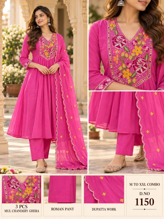 Felocity Mul Chanderi vol 10 catalog selfie kurti wholesale mumbai