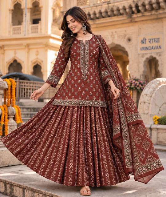Felocity Premium Cotton vol 109 catalog kurti with skirt wholesale