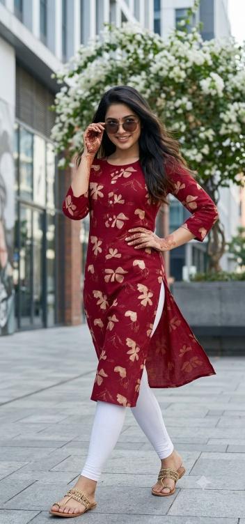 Felocity Rayon Printed vol 36 catalog miraaya ruby rayon print kurtis wholesalers in india